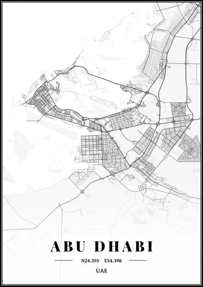 Abu Dhabi Map