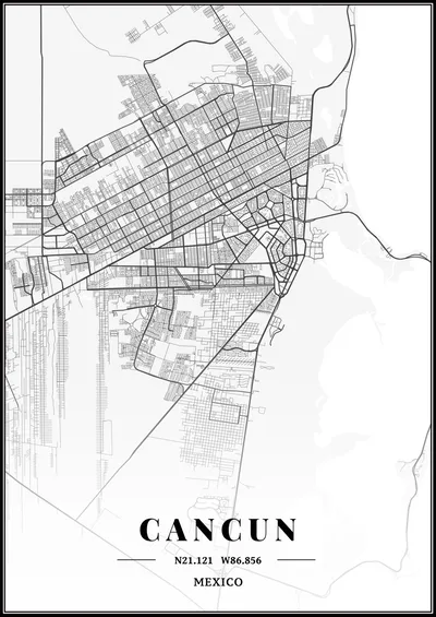 Cancun Map
