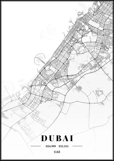 Dubai Map