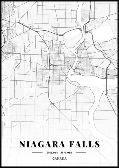 Niagara Falls Map