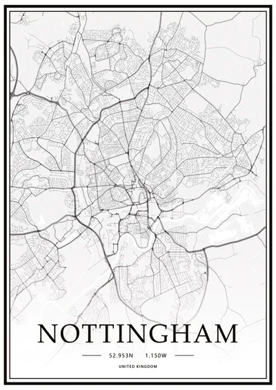 Nottingham Map