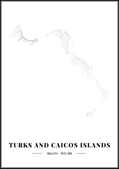 Turks and Caicos Islands Map